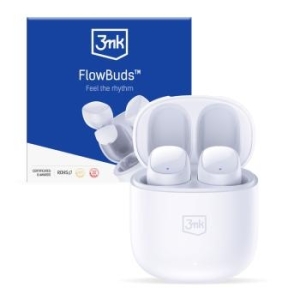 Słuchawki Bluetooth 3mk FlowBuds Biały - 172830