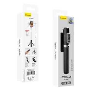 Uchwyt do Selfie Blavec Coco P04 Tripod + Pilot 0,7m Czarny - 173276