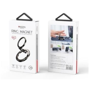 Uchwyt na kokpit magnetyczny yesido C206 Double Ring Czarny - 173795