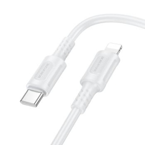 Kabel Typ C na Lightning Borofone BX111 Feliz PD 27W 1m Biały - 174021
