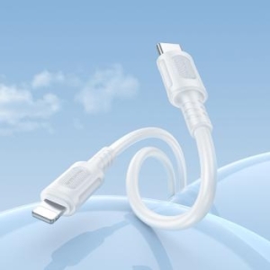 Kabel Typ C na Lightning Borofone BX111 Feliz PD 27W 1m Biały - 174022