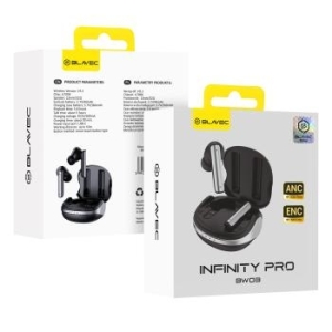 Słuchawki Bluetooth Blavec TWS BW03 Infinity Pro ANC + ENC Czarny - 174129