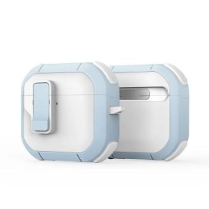 Etui Airpods Dux Ducis PECP AirPods 4 Biały/Niebieski - 174434