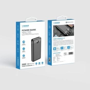 Powerbank 30000 mAh PD QC3.0 3A 20W Veger L30 Czarny - 175174