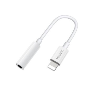 Adapter Audio Lightning na Jack 3,5mm Bluetooth Yesido YAU31 Biały - 175499