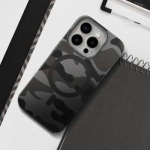Markowy Silikon Forcell F-Protect Levels z Dual Layer 4D Apple iPhone 16 Black Camo - 175537