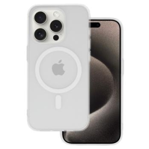 Markowy Silikon Liavec Warframe Magsafe Series Case Apple iPhone 14 Pro Biały - 175608