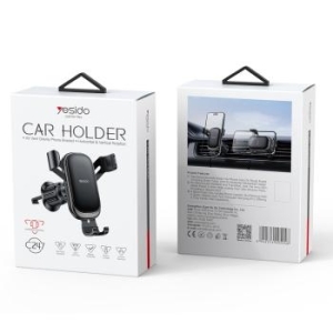 Uchwyt do kratki grawitacyjny Yesido C247 Czarny - 176276