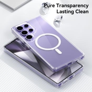 Markowy Armor Case Rock Crystal Series Magnetic Samsung Galaxy S25 Ultra Przezroczysty - 176445