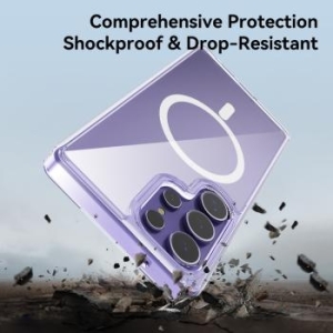 Markowy Armor Case Rock Crystal Series Magnetic Samsung Galaxy S25 Ultra Przezroczysty - 176447