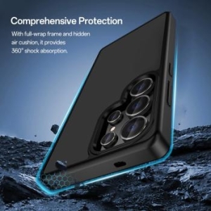 Markowy Armor Case Rock Guard Touch Matte Series Samsung Galaxy S25 Ultra Czarny - 176458