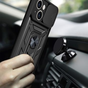 Slide Camera Armor Case Samsung Galaxy S25 Plus Czarny - 176606