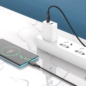 Kabel Typ C na Typ C Borofone BX70 60W 3A 1m Czarny - 176882