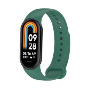 Pasek Silikonowy Mi Band 9 / M9 / 8 / M8 Zielony - 177147
