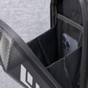 Torba na rower/hulajnogę na kierownicę wodoodporna z zamkiem FSBFB-453-1 Czarny - 177438