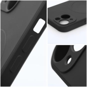 Silicone Mag Cover Apple iPhone 16e Czarny - 177459