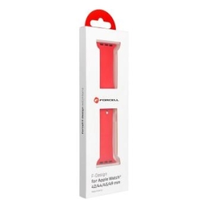 Pasek Silikonowy Forcell F-Design FA01 Apple Watch 42 / 44 / 45 / 49 mm Czerwony - 177479