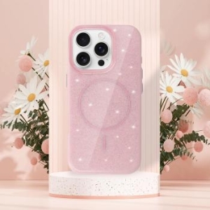 Magsafe Slim Shiny Case Apple iPhone 16 Pro Max Jasny Różowy - 178272