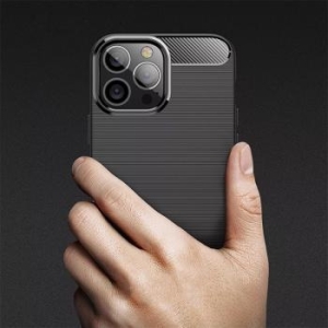 Carbon Case Motorola Moto EDGE 50 Neo Czarny - 178402