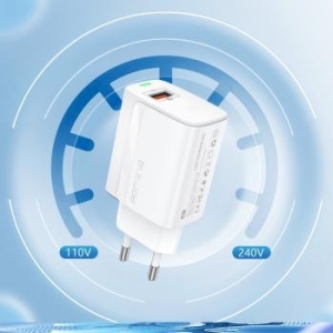 Ładowarka sieciowa USB Foneng EU64 18W + Kabel Micro USB Biały - 178430