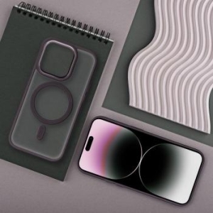 Matte Mag Cover Apple iPhone 16 Pro Max Fioletowy - 178469