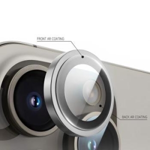 Szkło Hartowane na aparat Tel Protect Titanium Lens 99% AR Apple iPhone 16 / 16 Plus Przezroczysty (obiektyw 2 sztuki) - 178745