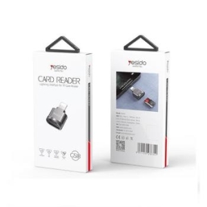 Czytnik Kart OTG Lightning - Micro SD yesido GS18 Czarny - 179178
