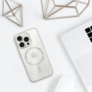 Glitter Magsafe Case Samsung Galaxy S24 Przezroczysty - 179433