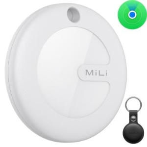 Lokalizator MiLi GPS Bluetooth MiTag Tracker HD-P16 (Apple only) + Etui brelok Czarny - 179466