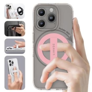 Liavec Ring Magsafe Różowy - 179806