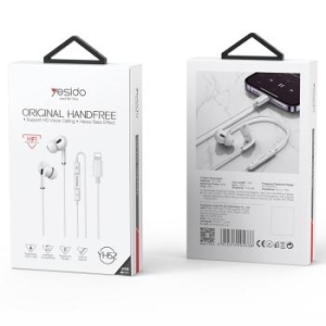 Słuchawki Lightning Yesido YH52 Biały - 179818