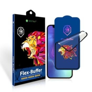 Szkło Hybrydowe Bestsuit Flex-Buffer 5D z powłoką antybakteryjną Biomaster Apple iPhone XS Max / 11 Pro Max Czarny - 179852