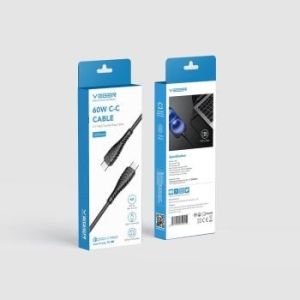 Kabel Typ C do Typ C PD 3A 60W Veger V106 1,2m Czarny - 180262