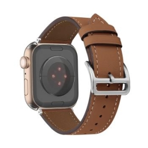 Pasek skórzany Smartwatch Apple Watch 38/40/41 Brązowy Wzór 1 - 180296