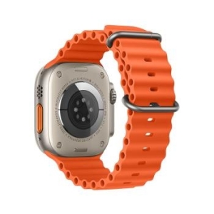 Pasek Silikonowy Apple Watch Forcell F-Design FA12 dziurki  42   44 / 45 / 49 mm Pomarańczowy - 180640