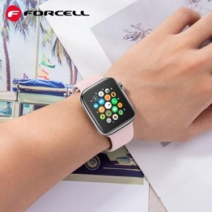 Pasek silikonowy dziurki Apple Watch Forcell F-Design FA01 42 / 44 / 45 / 49 mm Piaskowy - 180651