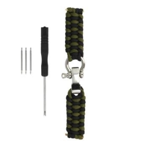 Pasek nylonowy 22mm Wzór 1 Czarny - 180660