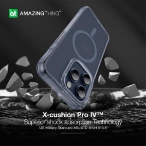 Markowy Armor Case Amazing Thing Titan Edge Mag Case 15FT Apple iPhone 15 Pro Granatowy - 180707