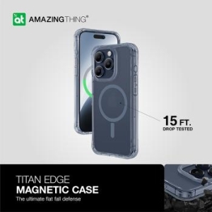 Markowy Armor Case Amazing Thing Titan Edge Mag Case 15FT Apple iPhone 15 Pro Granatowy - 180708
