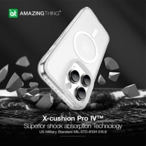 Markowy Armor Case Amazing Thing Titan Pro Magsafe Case 10FT Apple iPhone 15 Pro Przezroczysty - 180722