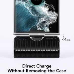 Powerbank 5000 mAh z wbudowanym złączem Typ C Veger PlugOn PD QC3.0 3A 20W W0558 Czarny - 180835