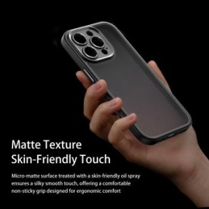 Markowy Armor Case Rock Guard Touch Matte Series Apple iPhone 16 Szary - 180996