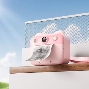 Aparat cyfrowy dla dzieci z drukarką i funkcją selfie Hoco 2,4 DV204 Różowy - 181270