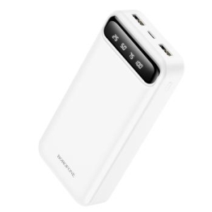 Power Bank 20000mAh 2xUSB Borofone BJ14A Freeway Biały - 181350