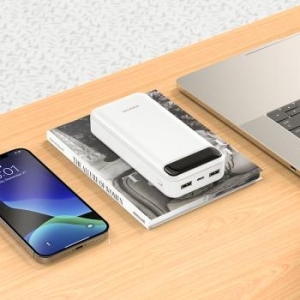 Power Bank 20000mAh 2xUSB Borofone BJ14A Freeway Biały - 181352