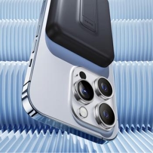 Power bank 6000mAh Typ C - magnetyczny z ładowaniem indukcyjnym Benks MP09 Czarny - 182040