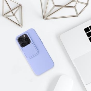 Camshield Soft Case Apple iPhone 15 Pro Max Jasny Fioletowy - 182294