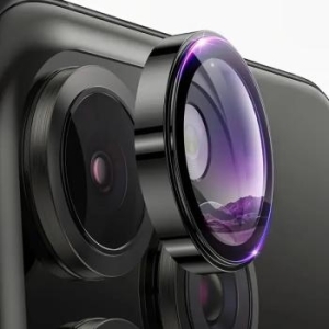 Szkło Hartowane na aparat Tel Protect 3D Lens Apple iPhone 16 Pro / 16 Pro Max Czarny (obiektyw 3 sztuki) - 182309