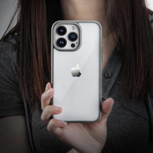 Markowy Armor Case Rock Guard Series Apple iPhone 16 Pro Przezroczysty/Czarny - 182358