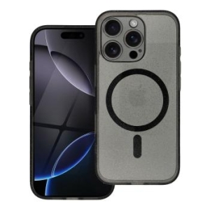 Clear Mag Cover Apple iPhone 15 Czarny Glitter - 183088